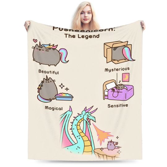 Discover Pusheens Cat  Throw Blanket