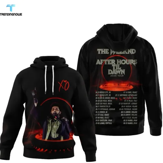 Discover Weeknds After Hours Til Dawn 2026 Tour 3D Hoodie Concert Fan Gift