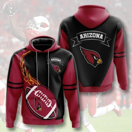 Discover Arizonna Football Team Cardinalss 3D Hoodie