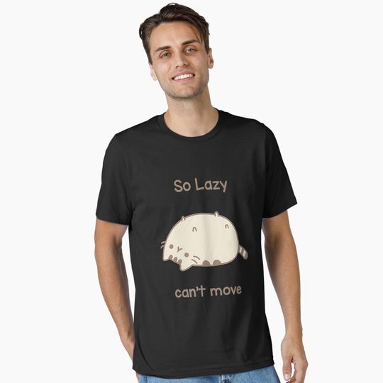 Discover So lazy cant move cat t shirt  Essential T-Shirt