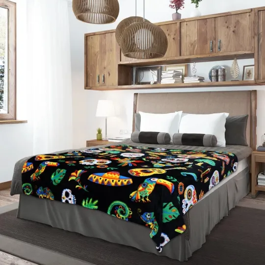 Discover Disney Pixar Coco Family Plush Fleece Blanket