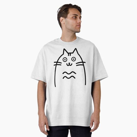 Discover Copy of The Silly Kitty Oversized T-Shirt