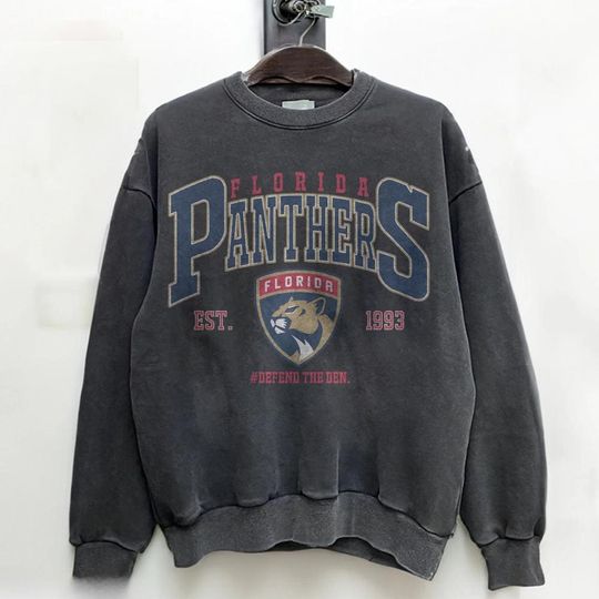 Retro 90s Florida Panthers Ice Hockey Vintage Crewneck Sweatshirt