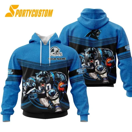 Discover Personalized Carolina Football Team Pantherss 3D Hoodie