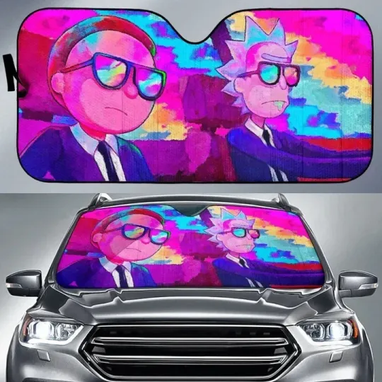 Discover Rick & Rickandmorty Colorful Cool Auto Sun Shade Windshield Sunshade Car Sunshade