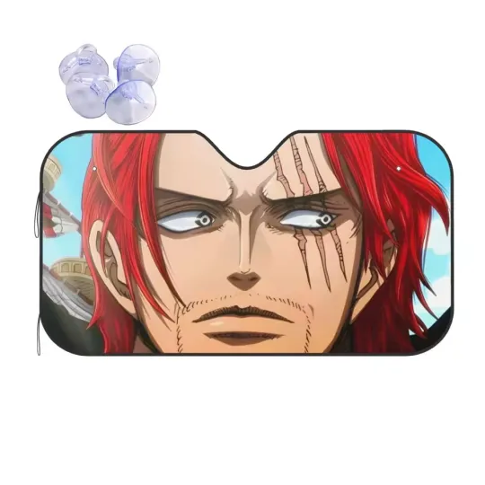 Discover Luffy Anime Windshield Sunshade Zoro Eyes Vintage Car Front Windshield