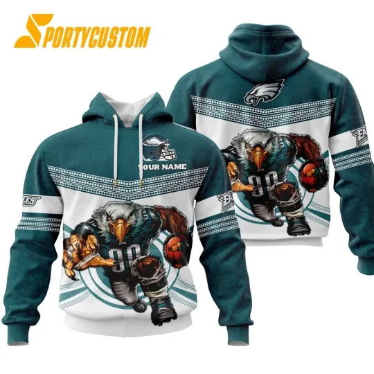 Discover Personalized Philadelphia Football Team Eagless 3D Hoodie