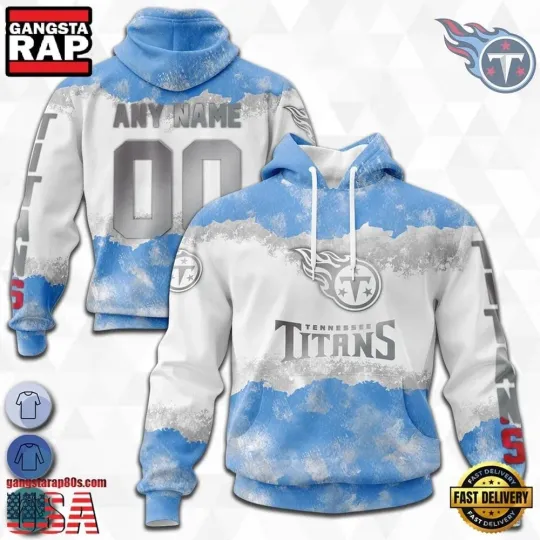 Discover Personalized Tennessee Football Team Titanss 3D Hoodie
