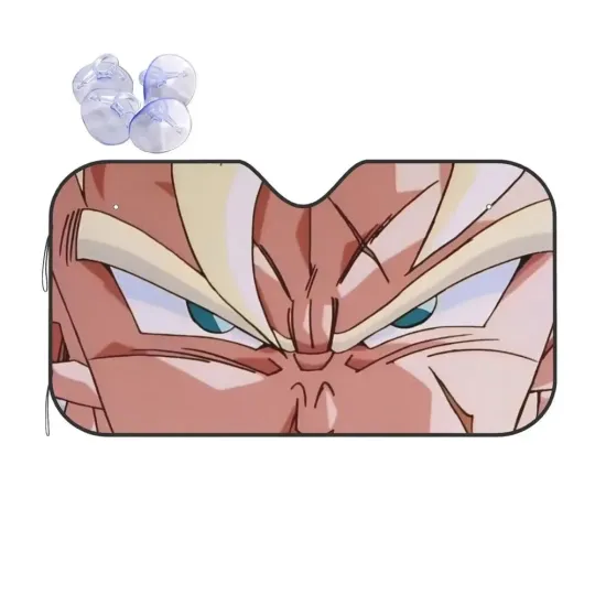 Dragon Ball Eyes Windshield Sunshade Cover Front Block Window 70x130cm Car Windo