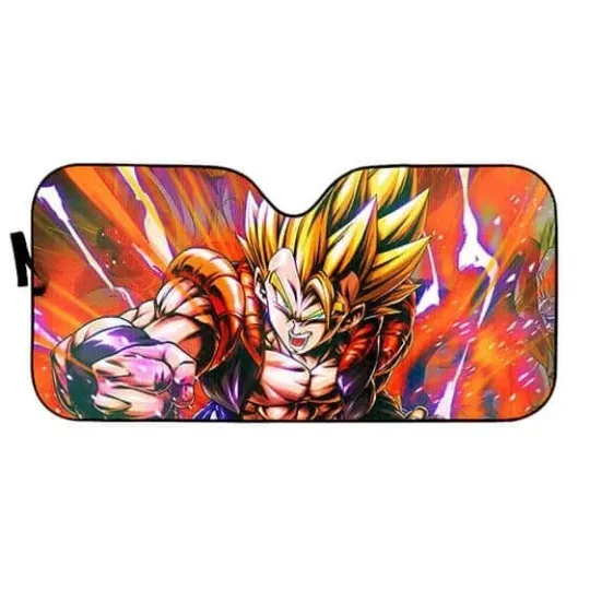 Powerful Super Saiyan Gogeta Dragon Ball Car Sun Shades Windshield Sunshade