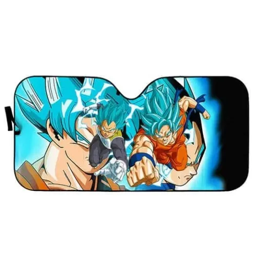 Discover Epic Vegito Super Saiyan Blue Kaioken Car Auto Sun Shades Windshield Sunshade