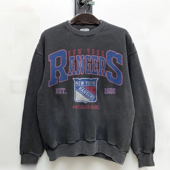 Retro 90s New York Rangers Ice Hockey Team Sweatshirt