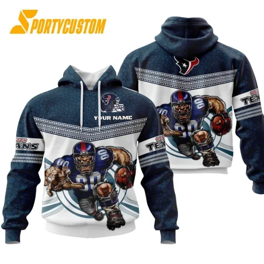 Discover Personalized Houston Football Team Texanss 3D Hoodie