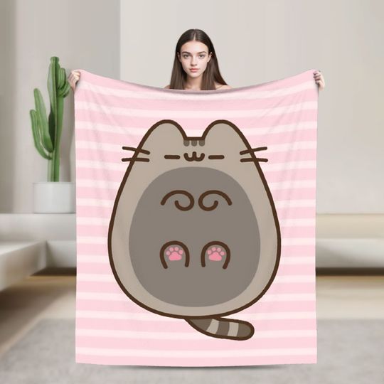 Discover Child Camping Throw Blanket Pusheens Cat