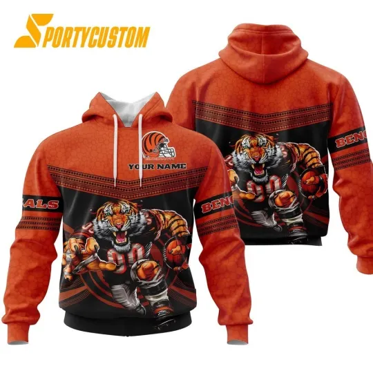 Discover Personalized Cincinnati Football Team Bengalss 3D Hoodie
