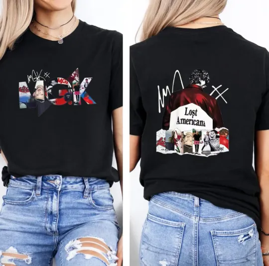 Discover Machine Gun Kelly Music Tour Vintage Double Sided T-shirt