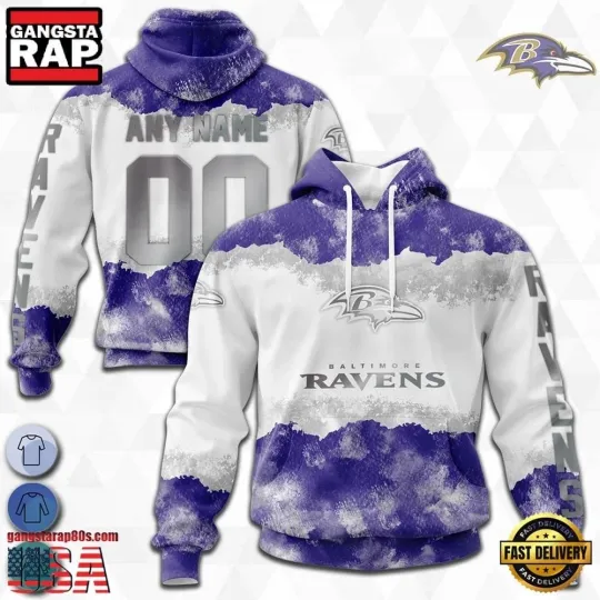 Discover Personalized Baltimore Football Team Ravenss 3D Hoodie