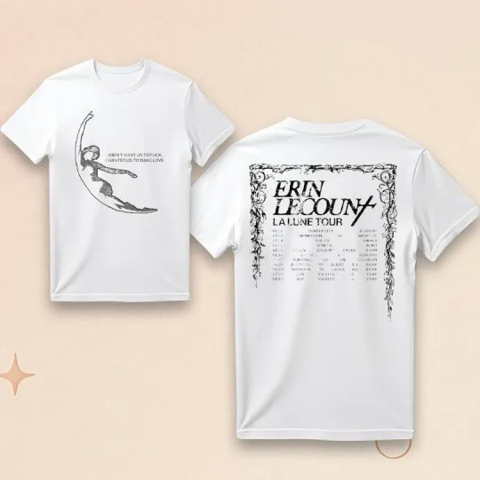 Discover Erin LeCount La Lune Tour 2025 Unisex T-Shirt