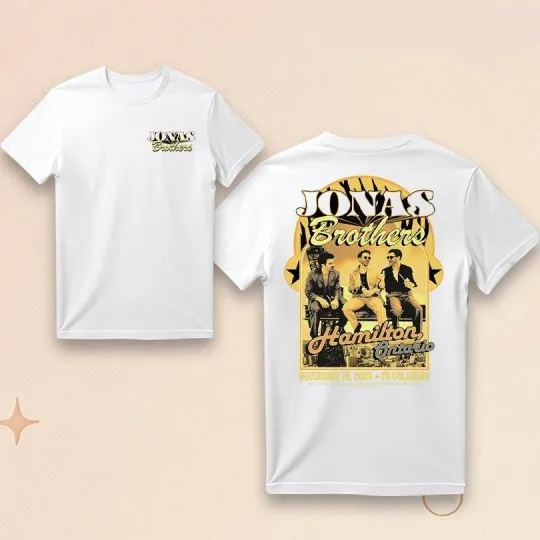 Jonas Brothers Dec 14 2025 TD Coliseum Hamilton ON T-Shirt