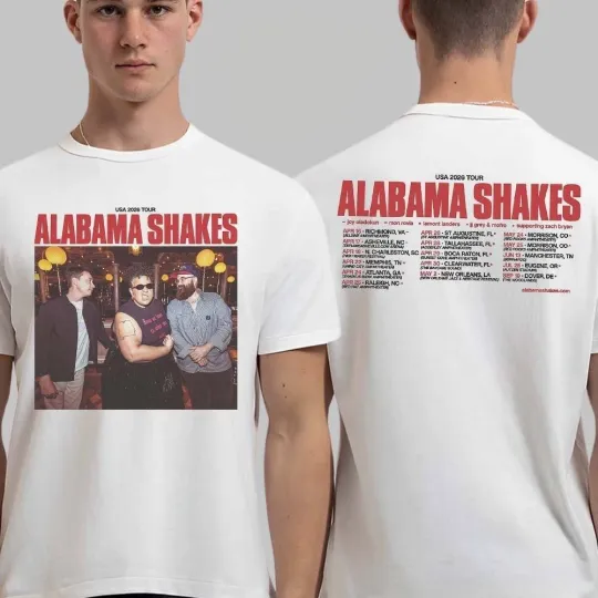Discover Albm Shakes USA Spring Tour 2026 T-Shirt