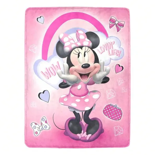 Discover DISNEY Mickey' Mouse Clubhouse Fleece Blanket, Soft Cozy 1