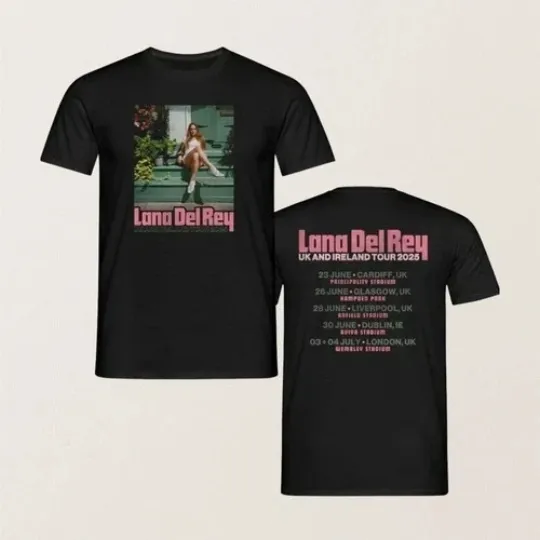 Lana Del Rey 2026 Photo Tour Shirt Unisex Fan Gift