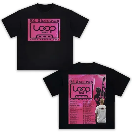 Discover Ed Shee Loop Tour T-shirt, 2026 Concert Graphic T-Shirt