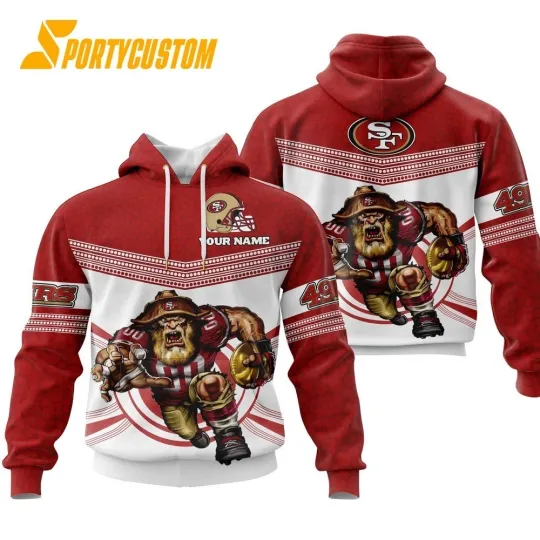 Personalized San Francisco Football Team 49erss 3D Hoodie