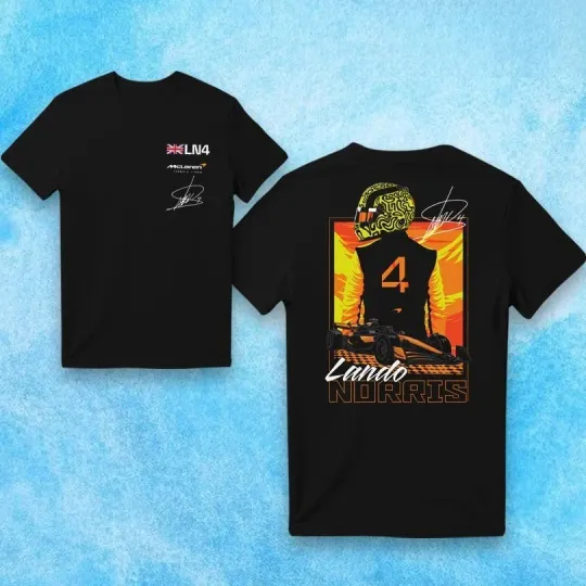 Lando Norris McLare Team Merch T-Shirt