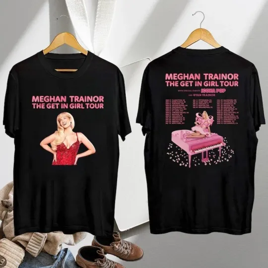 Discover Meghan Trainor The Get In Girl Tour Shirt, Meghan Trainor Tour 2026 Tee