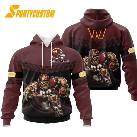 Discover Personalized Washington Football Team Commanderss 3D Hoodie