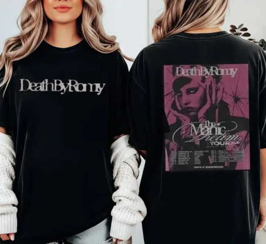 Discover Death by Romy Manic Dream Tour 2026 Schedule T-shirt