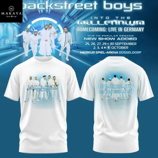 Discover Backstreet Boy Into The Millennium Live in Germany 2026 Shirt