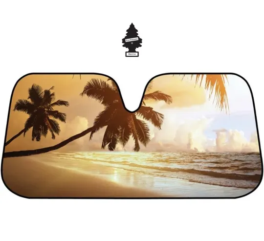 Discover ⭐️⭐️⭐️⭐️⭐️ Large 57x27 Sunset  Car Windshield Popups Sunshade For BMW