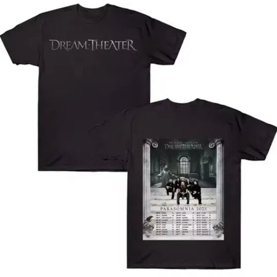 Discover Dream Theater Parasomnia Tour 2026 Tshirt Dream Theater Rock Band Unisex Tee