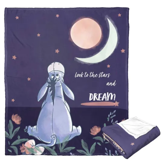 Discover Disney Winnie The Pooh Star Gazer Eeyore Cozy Fleece Blanket