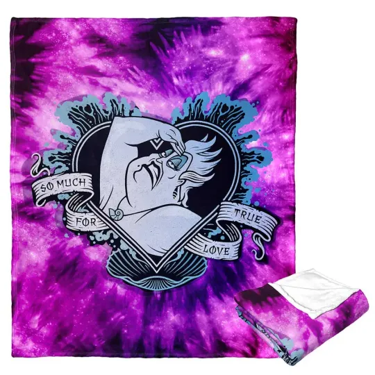 Discover Disney Villains So Much Ursula Cozy Fleece Blanket