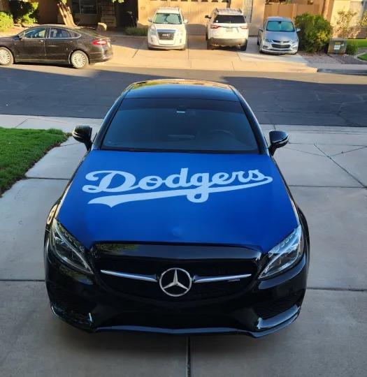 Los Angeles Dodgers Auto Hood Cover