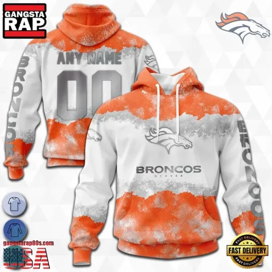 Discover Personalized Denver Football Team Broncoss Hoodie