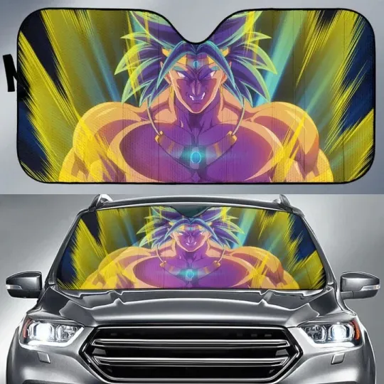 Broly Dragon Ball Z 4K Car Sun Shade Car SunShade Windshield Anti-UV Protection