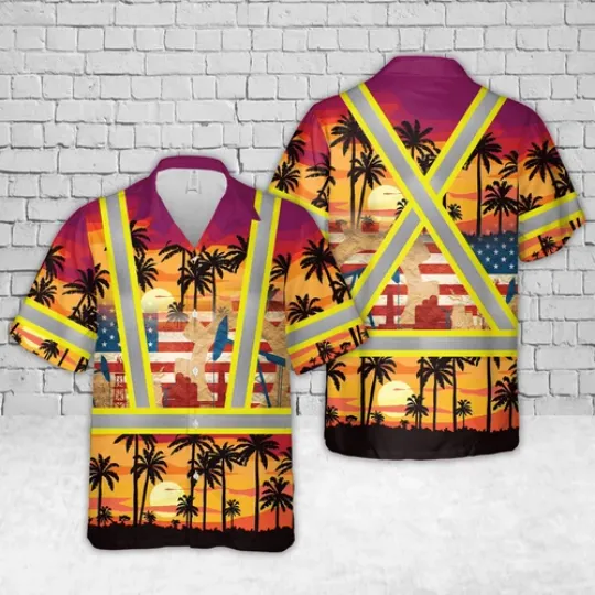 Oilfield Worker Hawaiian Shirt, Casual Shirt For Men