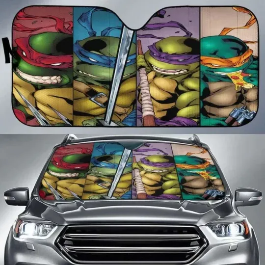 Discover Teenage Mutant Ninja Turtles Car Sun Shades Car Accessories
