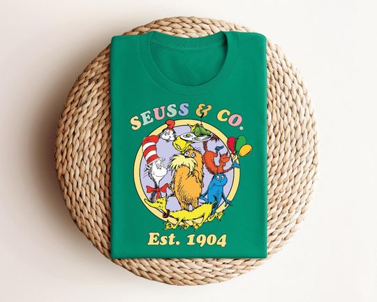 Discover Suess Co Est. 1904 Funny Kids Shirt, National Read Across America T-Shirt, Trendy Dr. Suess Day Tshirt, Funny Reading  Shirt,