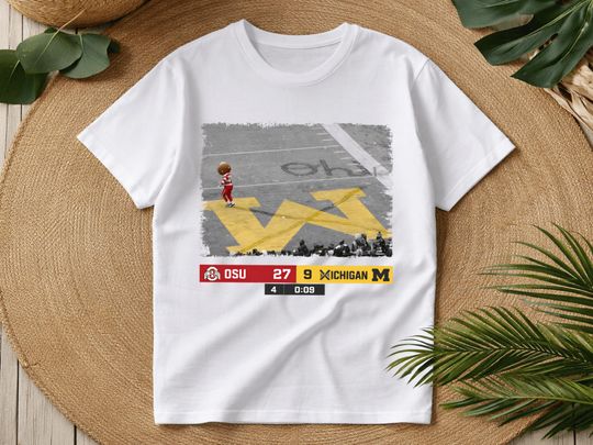 Discover Brutus Ohio State Snow Fan Football Shirt, Brutus vs Michigan Game Day T-shirt