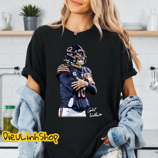 Chicago Football Caleb Williams T-Shirt, Bears Graphic Tee, Fan Gift