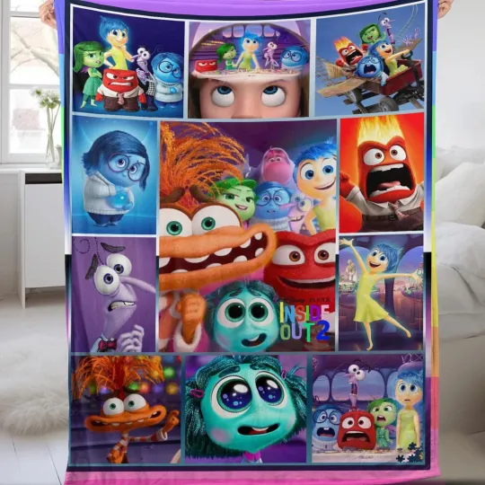 Discover Inside Out Blanket Soft Gift, Blanket Home Decoration Fleece Blanket