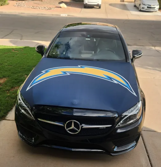 Los Angeles Chargers Auto Hood Cover