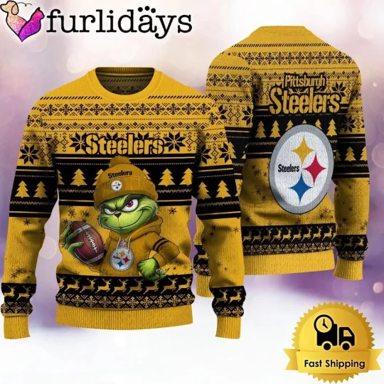 Discover Pittsburgh Football Steelerss Team Knitted Sweater Football Season Ugly Sweater