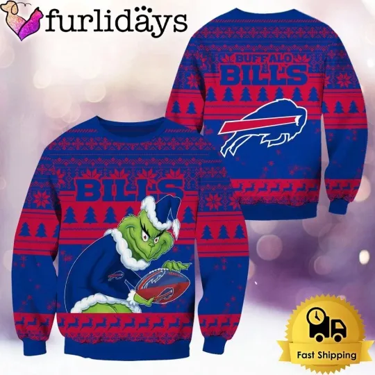 Discover Buffalo Football Billss Team Knitted Sweater Football Season Ugly Sweatshirt