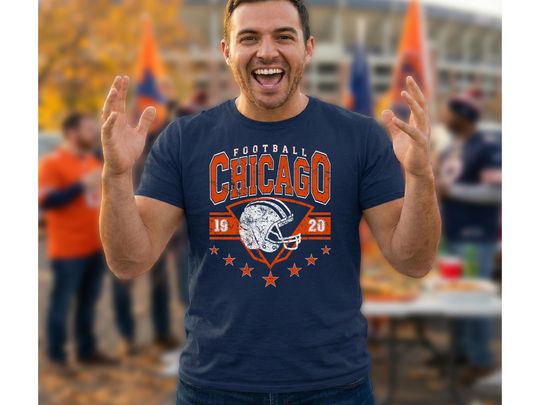 Chicago Football Shirt Good Better Best T-shirt Windy City Football Game Day Apparel Retro Chicago Bears Fan Gifts